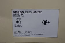Omron C200H-IM212 Input Module STOCK K-449-A