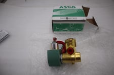 NEW ASCO 8321G001/ 8321G001AC120/60 3-Way NC Brass Solenoid Valve STOCK G548