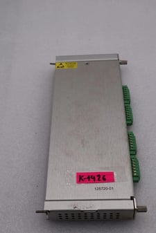 BENTLY NEVADA 125720-01 4 CHANNEL RELAY I/O MODULE STOCK #K-1426