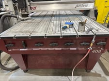 Gerber #Sabre-408, CNC router, 52" x 100" work area, Gerber proprietary console Control, 2007