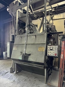 12 cu.ft. Pangborn #TS-12 Rotoblast, Manganese steel belt, 2005