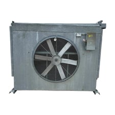 1 Fan, Frigid Coil #ICA-LH-398-3-3-DX-HGU-IP-PCV, ammonia evaporator coil, 5 HP, 460 V., 3-phase, 1994