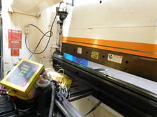 110 Ton, Pacific #J110-8, hydraulic press brake, 8' overall, Hurco 7 2-Axis CNC Control, 1972