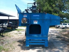 Vecoplan #RG-52/100K-T-FF, low speed / high torque shredder, 8' x 9' Allen Bradley Control panel, 100 HP, 2006