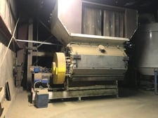 Vecoplan #VAZ-145/250, single shaft shredder, 57" x 98.58" hopper opening, 100 HP, 1995
