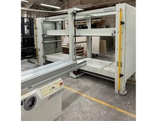 SCM #Action-FL-2500, semi-auto case clamp, 98.4" W x 49.2" H x 31.5" D, 2017