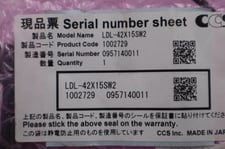 Ccs ldl-42x15-gr new stock l-65-c