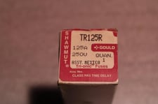 New Goulds shawmut tr125r amp 600v rk5 time delay fuse stock 5801