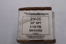 NEW OPEN BOX CONTROL AIR INC. Pressure regulating valve 210-CC STOCK K-3439
