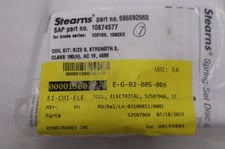 New stearns 596692960 coil kit brake no. 9 460v 50/60hz stock g356a