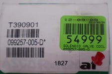 Asco 099257-005-D* Redhat Solenoid Valve Coil, 120V, 60 Hz, 20W NEW STOCK L-335A