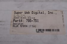 New superweb ink distributor roller 795-751/ 48485 stock w-43