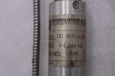 INDUSTRIAL SENSORS 3598 ISI 0171-1 PRESURE TRANSDUCER 1000 PSI STOCK #K-3686