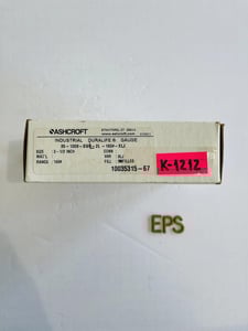 Ashcroft Duralife Pressure Gauge, 0-160 PSI, Welded AISI 316 Tube #K-1212