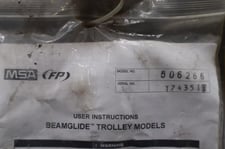 MSA BeamGlide Trolleys 506266 STOCK 4654