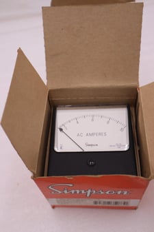 New simpson 35073 / 35073 analog panel meter model 1357 range 0-5 aca stk h437a