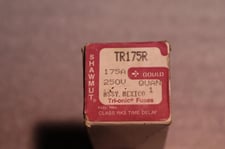 Goulds Shawmut TR175R 175A 250V Time Delay Tri-Onic Fuse STOCK 5803