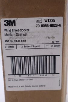3M Blue Medium Strength Threadlocker 8.45oz (250ml) REF W1235 STOCK 2667