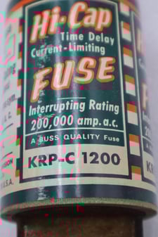 NEW BUSSMANN KRP-C-1200 AMP FUSE HI-CAP CLASS-L 600 VOLTS NIB STOCK 2096A
