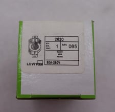 Leviton 2620 30A-250V Flush Mounting Locking Receptacle Stock #K-2075