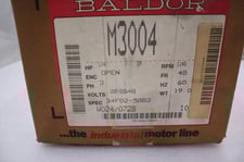 New baldor m3004 motor .25hp 1140rpm 3ph 60hz stock 4521