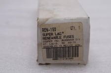 Bussmann Cooper FUSE REN-150 SERIES 250 VAC 150 AMP 10 KA KNIFE BLADE STOCK 2100A