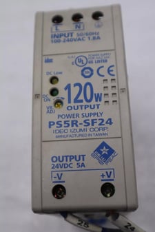 Idec izumi corp ps5r-sf24 power supply 120w stock b-1550