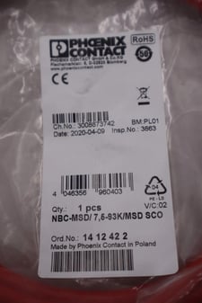 Phoenix contact nbc-msd/7,5-93k/r4ac sco / nbcmsd10093kr4acsco l-143a