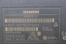 Siemens simatic s7 6es7 421-1bl01-0aa0 plc input module stock b-1257