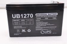 2 universal ub1270 lead-acid battery agm type #l-204/l-205