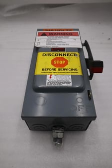 Square D H321N Heavy Duty Safety Switch 30A 3 Pole Fusible UNIT STOCK 4911-A