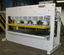 270 Ton, Wemhoner #KT-M-15/28-240, hydraulic press, 110" LR x 59" FB, dwnact, 16" daylight, 10" stroke, 96"