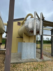 48" x 12' Flare Knockout, 30 bbl, 150 psi, 1989