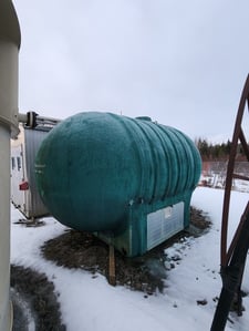 96" x 12' Flare Knockout, 100 bbl, 15 psi