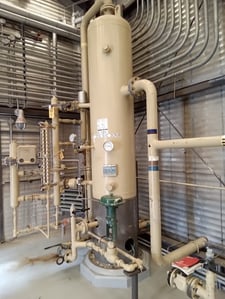 24" Sweet Vertical Seperator, 1-stage suction scrubber, 230 psi, 2-phase, 1989