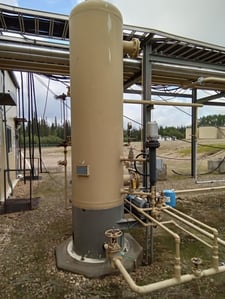 30" Sweet Vertical Surge Drum Separator, 100 psi, 2-phase, 1989