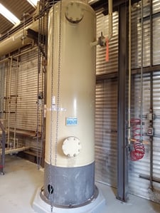 36" Sweet Vertical Compressor start Gas Separator, 200 psi, 2-phase, 1989