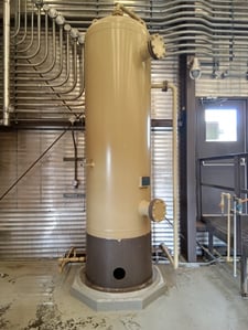 36" Sweet Vertical Compressor start gas Separator, 200 psi, 2-phase, 1989