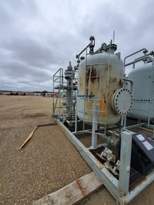 48" Sour Vertical Sand Separator, 170 psi, 2009