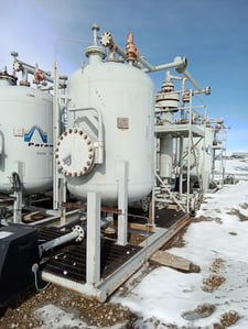 60" Sour Vertical Sand Separator, 170 psi, 2-phase, 2012