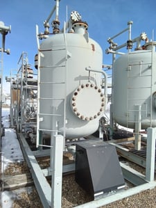 60" Sour Vertical Sand Separator, 170 psi, 2-phase, 2011