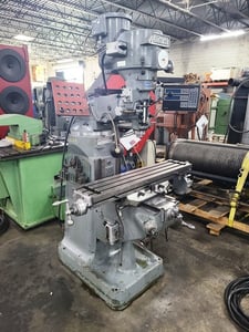 Alliant #42S, 9" x42"T-slot table, 3 HP, AcuRite digital read out, one shot lubrication, R-8, Servo 140 power