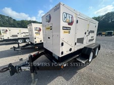 Caterpillar #XQ125, diesel generator set, trailer mount, T4F, 5 hours, 2022