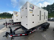 Caterpillar #XQ425, diesel generator set, trailer mount, 5 hours, 2022