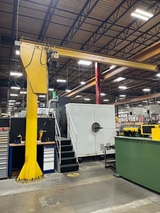 .708" x 7.48" Nedschroef #NB518L, 5-die bolt maker, pointer station, threading station, IFO transfer