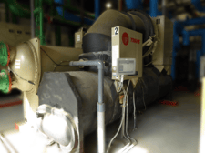 800 Ton, Trane CenTraVac #CVHF1300, Water-Cooled Chiller, 460 V., HCFC-123, 36,614 hours, 2011