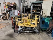 Spectral Systems #P5000WC/60, payoff reel, 5000 lb. capacity, 60" dia. x 16" deep basket, 1 HP DC