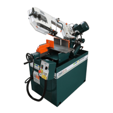 8.7" x 10.2" MidAtlantic Global Carif #260-BSA, compact fully hydraulic bandsaw, 1" x 96-1/2" x 0.035" blade