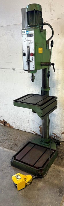 24" Solberga #SE1735, single spindle drill, floor, gear head, nice
