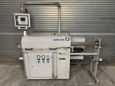 .04" -.157" Wafios #R23EBS, wire straightener & cutoff with chamfer unit, 54" cutoof length, 160 CPM, 2009